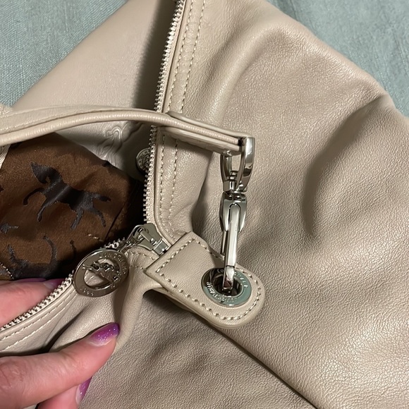 Longchamp Le Pliage Cuir Top Handle Bag CLAY - Picture 12 of 15